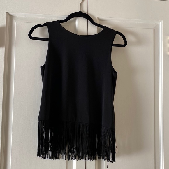 NWT small Michael Michael Kors tank top with fringe on the bottom. - Picture 1 of 3